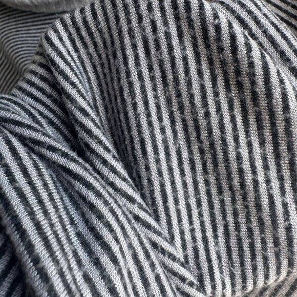 Michael Stars Long Sleeve Cowl Neck Striped Knit Sweater Women's Size OS - Picture 5 of 8